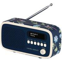 VQ Dexter DAB/DAB+ Digital & FM Radio - Laura Ashley Elveden Navy, Blue