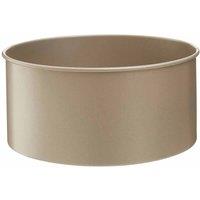 Interiors by PH Maison Cake Tin With Loose Base - Satin Champagne Carbon Steel, Gold