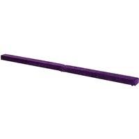 HOMCOM Balance Beam Trainer Fold Performance Gyts Suede Purple 2.4M Home, Purple