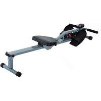 HOMCOM 12 Level Fitness Rowing Machine Cardio Fitness Workout And Gym Training