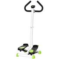 HOMCOM Adjustable Stepper Aerobic Ab Exercise Machine, White