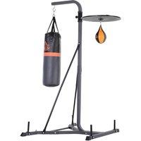 HOMCOM Punchbag & Speedball Boxing Station Frame Freestanding Training Home Gym