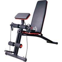 HOMCOM Foldable Dumbbell Bench Weight Training 7 Incline Adjustable Workout Gym