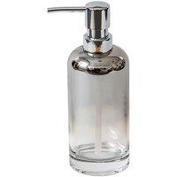 Showerdrape Glass Liquid Soap Dispenser - Ombre, Clear