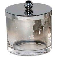 Showerdrape Glass Small Storage Jar - Ombre, Clear