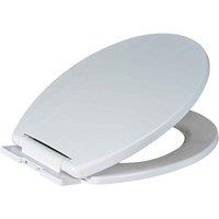 Showerdrape Prima Lightweight Soft Close Toilet Set, White