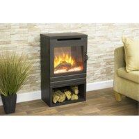 Suncrest 2kW Matfen Electric Stove - Black, Black