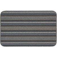Washamat Stockholm Mat Lead/Light Blue 140 X 80Cm, Grey