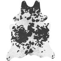 Faux Hide Black/White 190 X 155Cm, Black