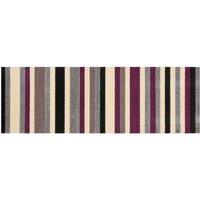 Washarug Linea Runner Aubergine 200 X 66Cm, Pink