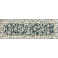 Washarug Perla Runner Blue 180 X 60Cm, Blue