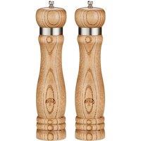 Tower Barbary & Oak Hoxton Vintage Wooden Salt & Pepper Mill Set, Brown