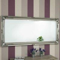 MirrorOutlet Buxton Silver Full Length Mirror 170 X 79 Cm, Silver