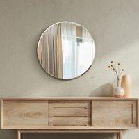 MirrorOutlet All Glass Bevelled Classic Design Round Mirror 70 X 70Cm