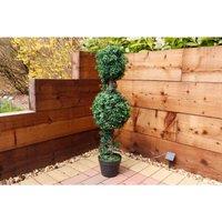 Gardenwize N Solar Double Bay Ball Tree In Pot, Green