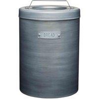 Kitchencraft Industrial Kitchen Metal Bread Bin, Grey