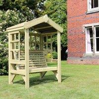 Churnet Valley Garden Furniture Churnet Valley Cottage Arbour Trellis 2, Brown