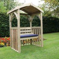 Churnet Valley Garden Furniture Churnet Valley Anastasia Arbour Sits 2, Brown