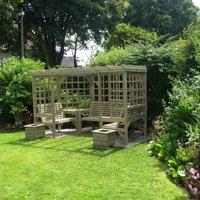 Churnet Valley Garden Furniture Churnet Valley Riviera Arbour, Brown