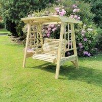 Churnet Valley Garden Furniture Churnet Valley Antoinette Swing Sits 2, Brown