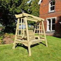 Churnet Valley Garden Furniture Churnet Valley Cottage Swing Sits 2, Brown