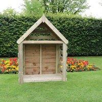 Churnet Valley Garden Furniture Churnet Valley Gawsworth Logstore, Brown