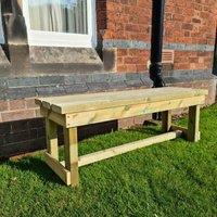 Churnet Valley Garden Furniture Churnet Valley Butchers Bench, Brown