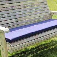 Churnet Valley Garden Furniture Churnet Valley Navy Cushion Triple, Blue
