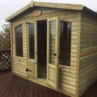 Churnet Valley Garden Furniture Churnet Valley 10 X 8 Chatsworth Summer, Brown