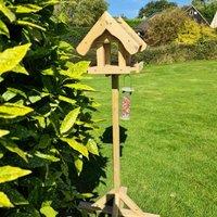 Churnet Valley Garden Furniture Churnet Valley Bird Table, Brown