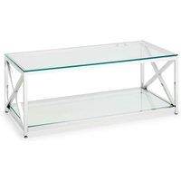 Julian Bowen Miami Coffee Table Silver, Silver