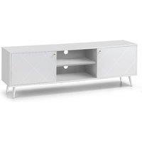 Julian Bowen Moritz TV Unit White, White