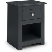 Julian Bowen Radley Bedside Table Anthracite, Grey