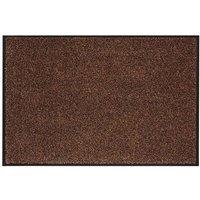 Washamat Eco With Border 80X50Cm - Brown, Brown
