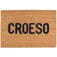 Kentwell Message Mats Croeso 60X40Cm, Black