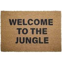 Kentwell Message Mats Welcome To The Jungle 70X40Cm, Black