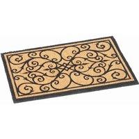 Epsom Rectangle Mat 75X45Cm, Black