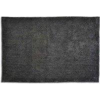 Allure Chenille Bath Mat Supersoft Microfibre & Non-slip - Large Charcoal, Grey