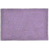 Allure Chenille Bath Mat Supersoft Microfibre & Non-slip - Large Heather, Purple