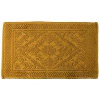 Allure Country House Jacquard Cotton Bath Mat -turmeric