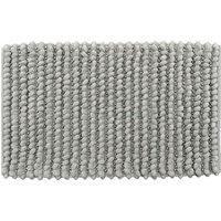 Allure Sparkle Bobble Bath Mat - Dove Grey, Grey