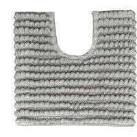 Allure Sparkle Bobble Toilet Pedestal Mat - Dove Grey, Grey