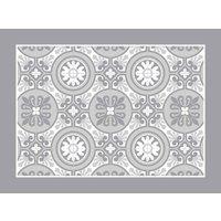 Set of 4 Sicily Vinyl Table Mats - 33 x 45cm, Multi
