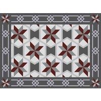 Set of 4 Roma Vinyl Table Mats - 33 x 45cm, Multi