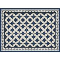 Set of 4 Hydra Vinyl Table Mats - 33 x 45cm, Multi