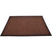 Allure Rubber Backed Floor Mat - Rust 60 X 90Cm, Orange