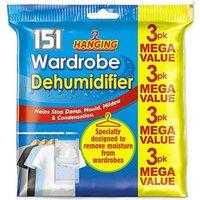 Vivo Set Of 20 Hanging Wardrobe Dehumidifiers, White