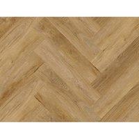 Kraus Each Sample Weaveley Light Oak Herringbone SPC LVT, Brown