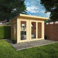 Mercia 3m x 2m Insulated Garden Room (with FREE Installation), Brown