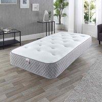Aspire Crystal Ortho Tufted Spring Mattress Double, White